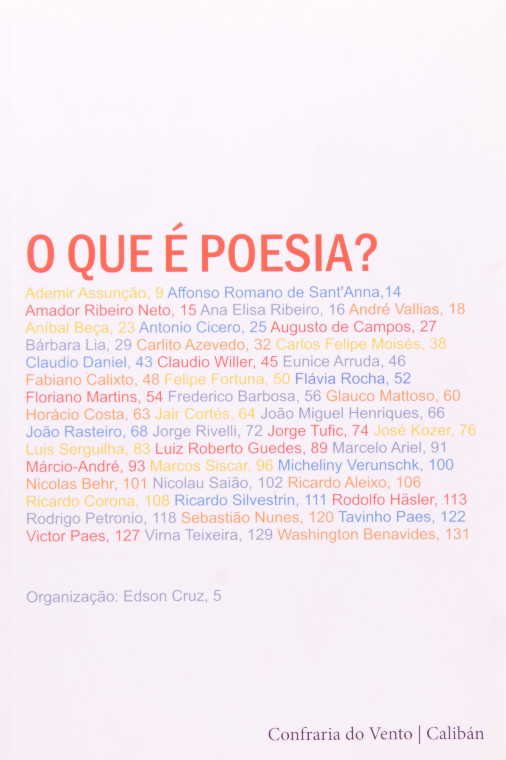 Poesia. O que é poesia?